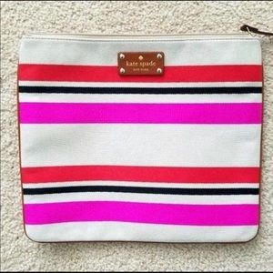 Striped Kate Spade Clutch